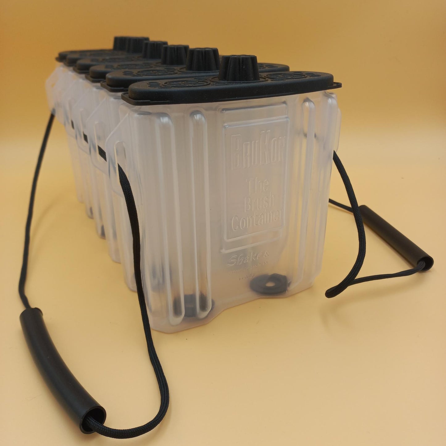 BruKon Trade 6 Pack Pallet – Bulk Paint Brush Cleaning Containers (108 'Six Packs')