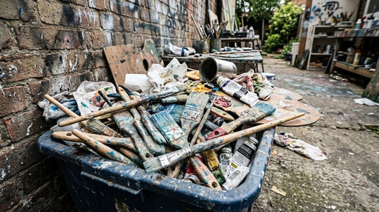 The Hidden Environmental Cost of Neglected Paint Brushes
