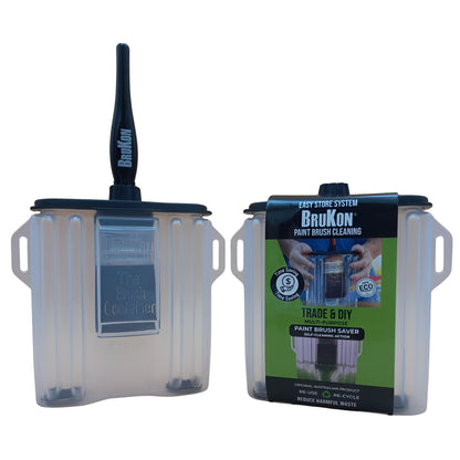 BruKon Single Pack Paint Brush Cleaning Container & Storage