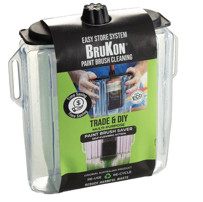BruKon one-pack brush cleaning container