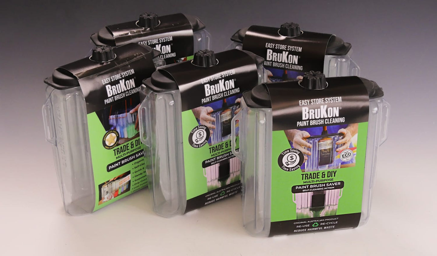 BruKon Single Unit Pallet – Bulk Paint Brush Cleaning & Storage Containers (648 Singles)