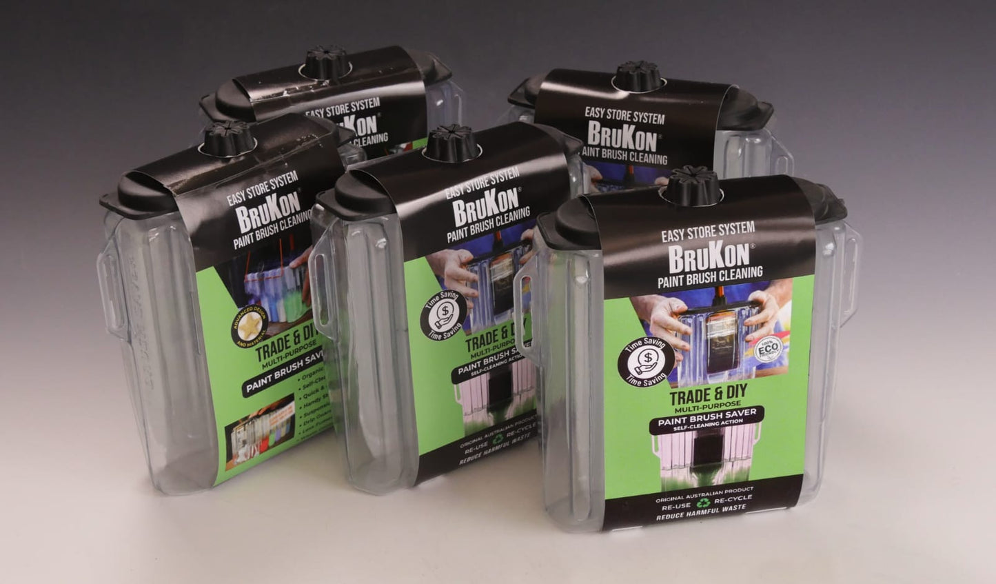 BruKon "Tower 36" Single Pack Paint Brush Cleaner & Storage – Cleans 36 Brushes