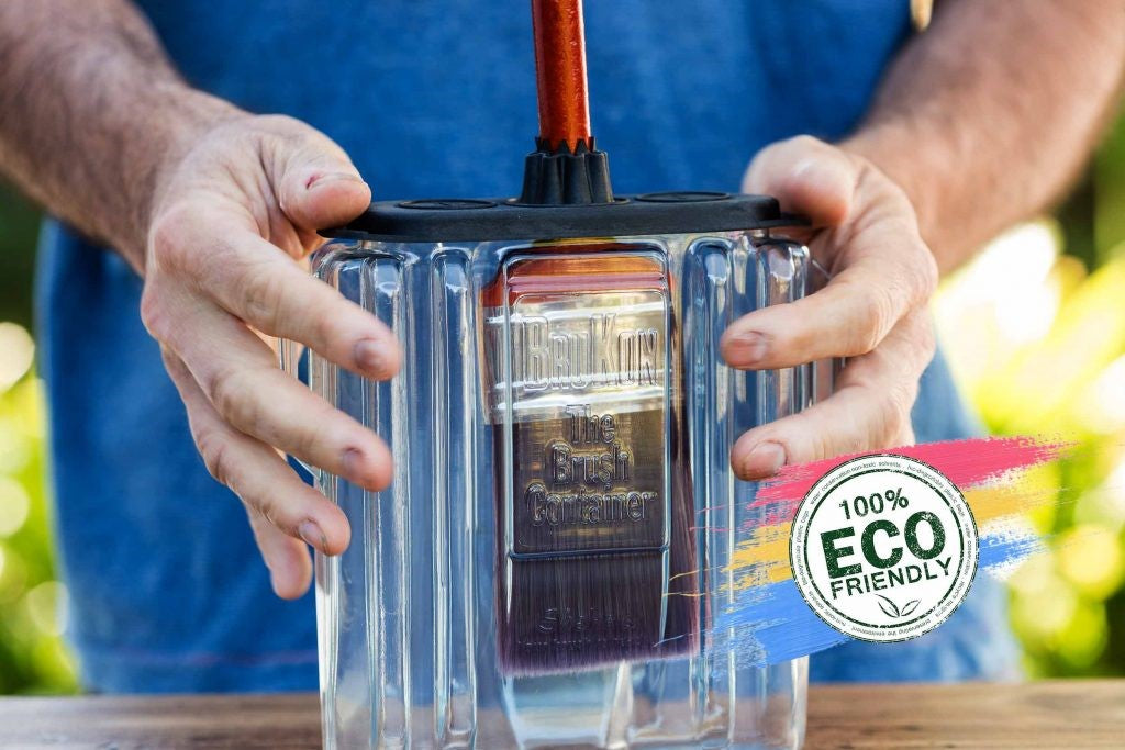 BruKon Single Unit Pallet – Bulk Paint Brush Cleaning & Storage Containers (648 Singles)