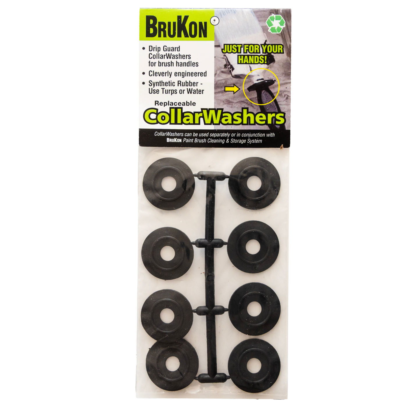 BruKon "Tower 36" 6-Pack Paint Brush Cleaner & Storage – Cleans 36 Brushes