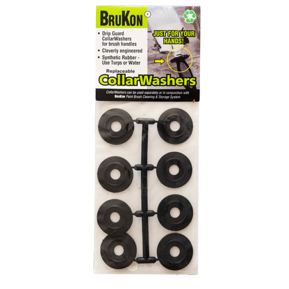 BruKon "Tower 36" 6-Pack Paint Brush Cleaner & Storage – Cleans 36 Brushes