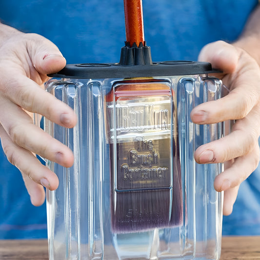 BruKon Single Pack Paint Brush Cleaning Container & Storage